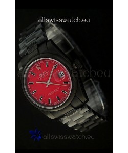 Rolex Datejust Swiss Replica PVD Watch in Red Dial