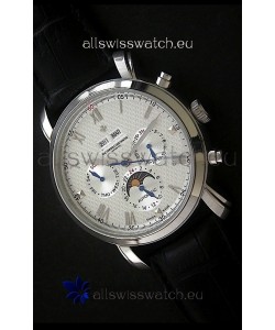 Vacheron Constantin Perpetual Calendar Japanese Watch in Silver