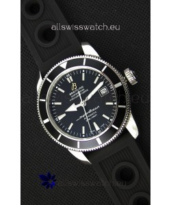 Breitling SuperOcean Heritage II B20 42MM Black Dial Black Bezel Swiss Replica Watch - 1:1 Mirror Edition