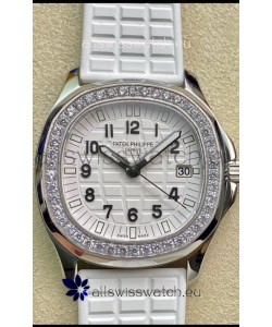 Patek Philippe Aquanaut LUCE 5072A-001 Quartz Swiss Replica Watch in White Dial 35MM