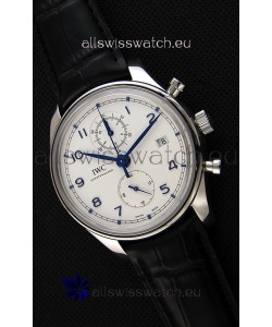 IWC Portugieser Chronograph Classic IW390302 White Dial Swiss Replica Watch