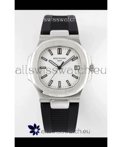 Patek Philippe Nautilus 5711/1A-011 1:1 Mirror Swiss Replica Watch in White Dial 904L Steel