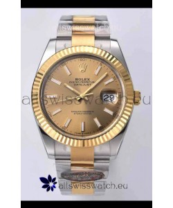 Rolex Datejust 126333 41MM Cal.3235 Swiss 1:1 Mirror Replica Watch in 904L Gold Dial