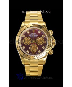 Rolex Daytona 18K Yellow Gold Original Cal.4130 Movement - 1:1 Mirror 904L Steel Watch