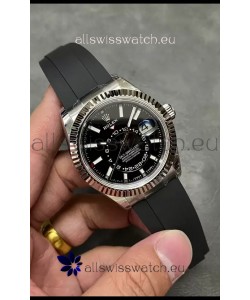 Rolex Sky-Dweller REF# M336235 Black Dial Watch in 904L Steel Case 1:1 Mirror Replica