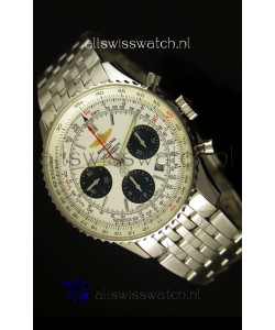 Breitling Navitimer 01 Swiss 1:1 Mirror Updated 2017 Replica Watch in White Dial