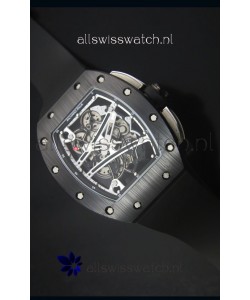 Richard Mille RM061 Ceramic Case Swiss Black and White Bezel Replica Watch