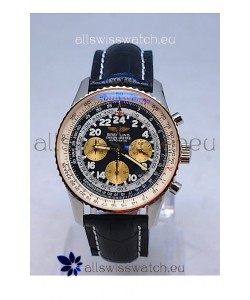 Breitling Navitimer Cosmonaute Swiss Replica Watch in Black Dial