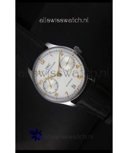 IWC Portugieser IW500704 Swiss Automatic Watch in White Dial - Updated 1:1 Mirror Replica 
