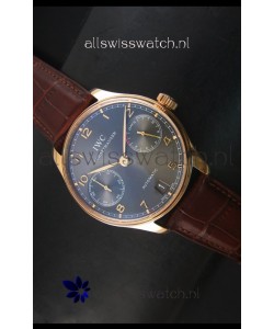 IWC Portugieser IW500702 Swiss Automatic Watch in Grey Dial - Updated 1:1 Mirror Replica 