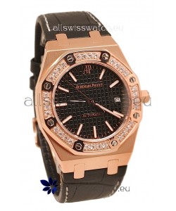 Audemars Piguet Royal Oak 18K Pink Gold Swiss Watch