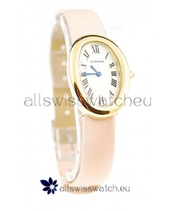 Cartier Baignoire Ladies Japanese Replica Gold Watch