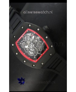 Richard Mille RM055 Bubba Watson Swiss Replica Watch in Red Indexes
