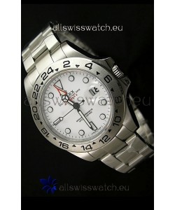 Rolex Explorer II Swiss Replica Automatic Black Steel Watch 43MM