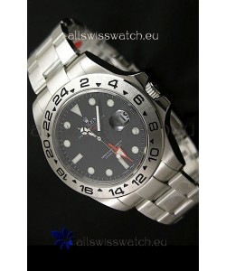 Rolex Explorer II Swiss Replica Automatic Black Steel Watch 43MM