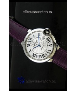Cartier Ballon de Swiss Replica Automatic Watch in White Dial