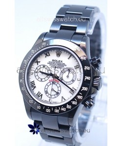 Rolex Daytona Cosmograph Project X Design Black Out Edition Swiss Watch in Pearl Dial