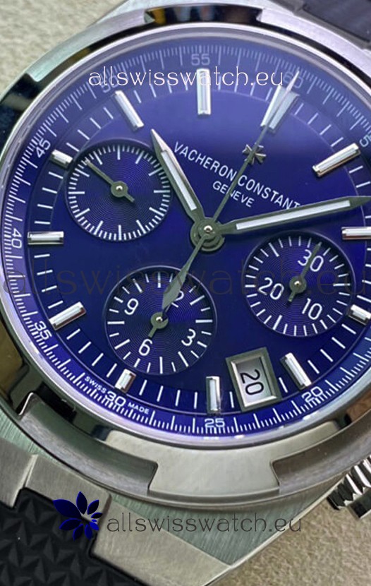 Vacheron Constantin Overseas Chronograph 904L Steel Blue Dial