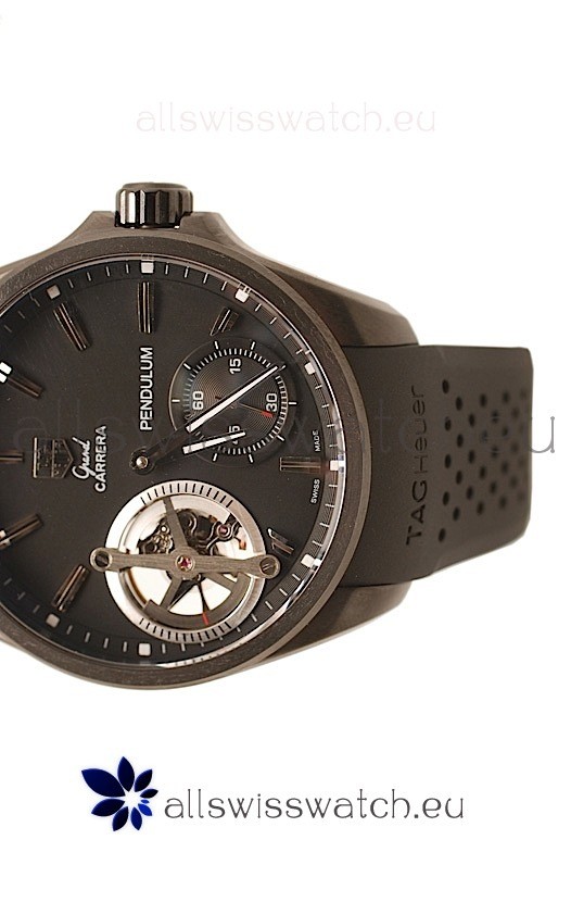 Tag Heuer Grand Carrera Pendulum Swiss Automatic Watch in Black for just  429 USD