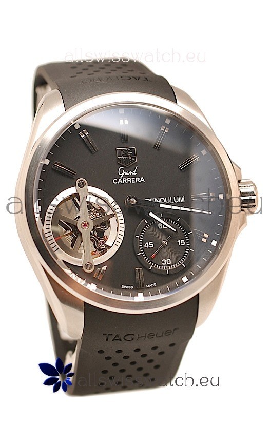 Tag Heuer Grand Carrera Pendulum Swiss Automatic Steel Watch for