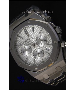 Audemars Piguet Royal Oak Chronograph Silver Toned Dial Swiss Quartz Replica Watch - 41MM