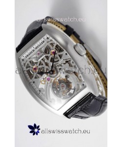 Franck Muller Fast Tourbillon Edition 1:1 Mirror Swiss Replica Watch Steel Casing