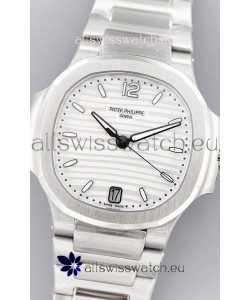 Patek Philippe Nautilus 7118/1A White Dial 1:1 Mirror Swiss Replica Watch in 904L Steel 
