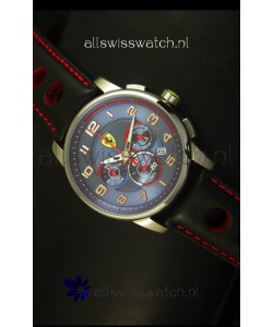Scuderia Ferrari Heritage Chronograph Watch in Blue Dial 
