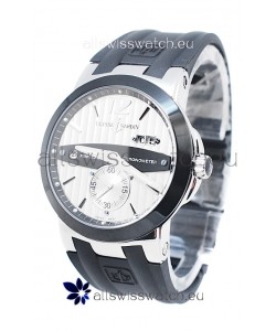 Ulysse Nardin Executive Dual Time Steel Black Watch