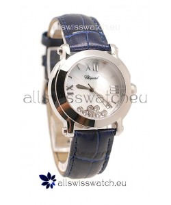 Chopard Happy Sport Ladies Swiss Replica Watch in White Dial