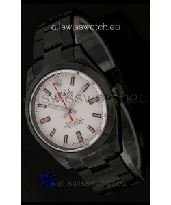 Rolex White Milgauss Black-Out Swiss Replica Watch