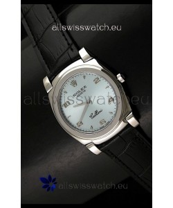 Rolex Cellini Japanese Replica Watch in Silver Dial