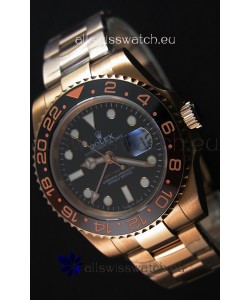 Rolex GMT Masters II 126715CHNR Everose Gold Swiss Replica 1:1 Mirror Watch