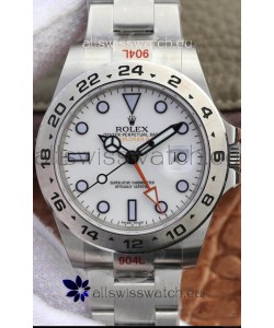 Rolex Explorer M216570-001 1:1 Mirror Replica Watch - White Dial in 904L Steel 42MM