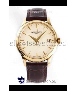 Patek Philippe #Ref 5227J in White Dial 1:1 904L Yellow Gold Casing 904L Steel Swiss Watch 