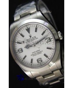 Rolex Explorer I 214270 White Dial - The Ultimate Best Edition Swiss Replica Watch