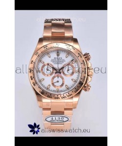 Rolex Cosmograph Daytona M116505-0010 Rose Gold Original Cal.4130 Movement - 904L Steel Watch