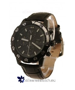 IWC Aquatimer Chronograph Japanese Replica PVD Watch